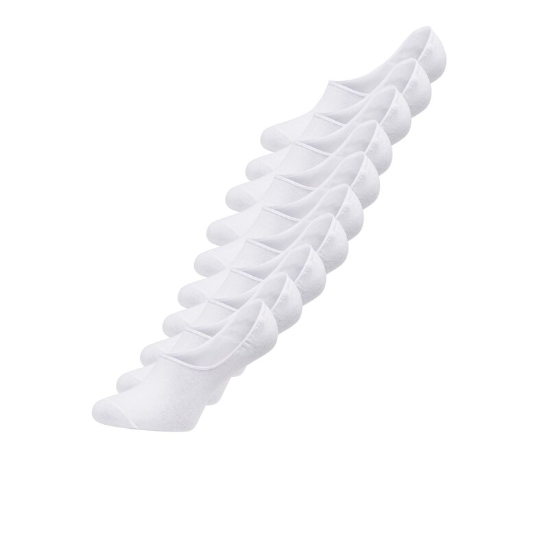 Jack & Jones Jack & Jones Footies Sokken Heren No Show Wit Onzichtbare Sokken 10-Paar