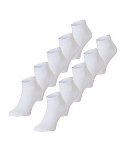 Jack & Jones Sneaker Socks Mens JACDONGO 10-Pair White