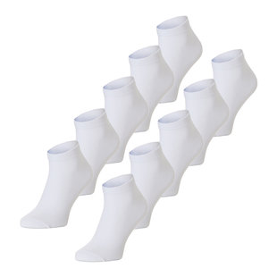 Jack & Jones Sneaker Socks Mens JACDONGO 10-Pair White