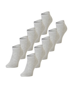 Jack & Jones Sneaker Socks Mens JACDONGO 10-Pair Grey