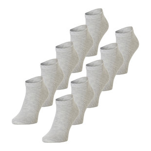 Jack & Jones Sneaker Socks Mens JACDONGO 10-Pair Grey