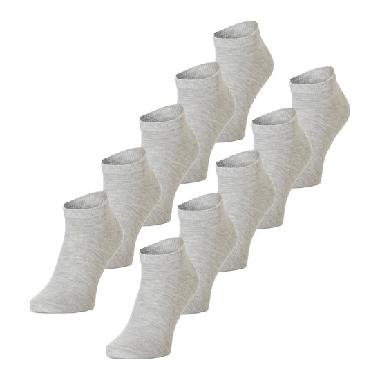 Jack & Jones Jack & Jones Sneaker Socks Mens JACDONGO 10-Pair Grey Ankle Socks