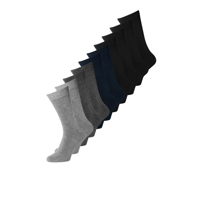 Jack & Jones Jack & Jones Nette Herensokken JACJENS Katoen 10-Pack Assorti Effen