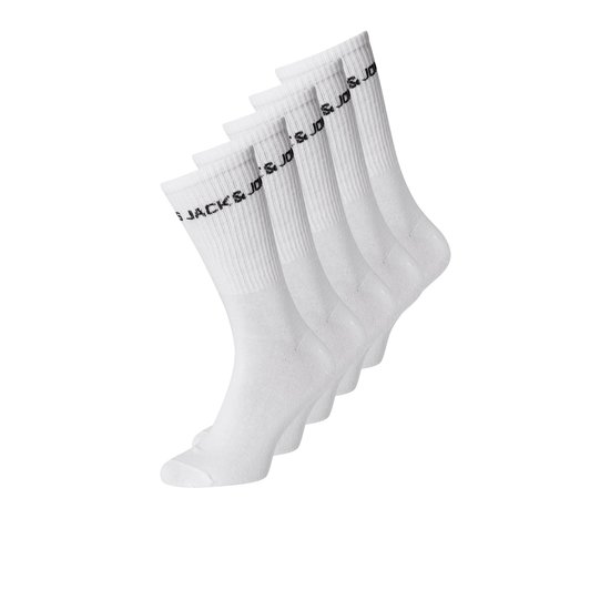 Jack & Jones Jack & Jones Sports Socks Men JACBASIC Tennis Socks 5-Pack White