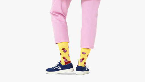 Fun and cozy socks with print.