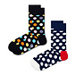 Happy Socks Happy Socks Sokken Met Print Grote Stippen Assorti 2-Pack