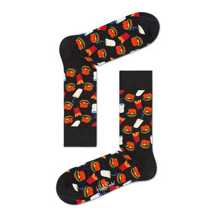 Happy Socks Sokken met Print Hamburger Sock