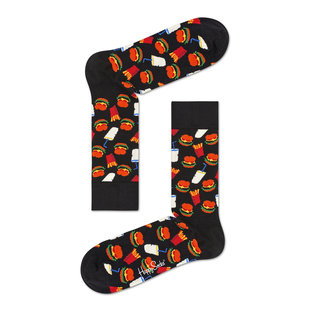 Happy Socks Unisex Socks with Print Hamburger Sock