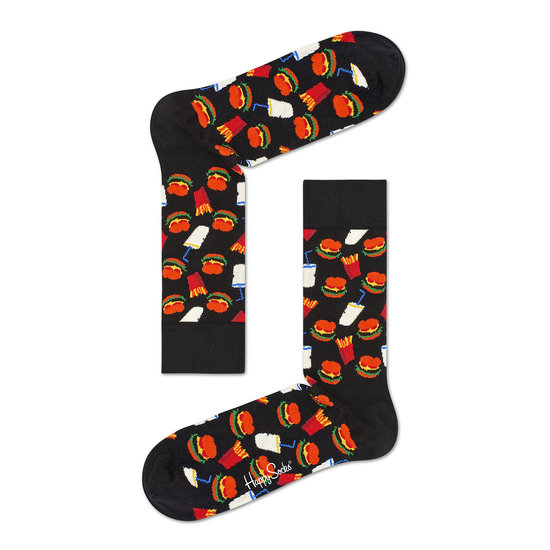 Happy Socks Happy Socks Unisex Socks with Print Hamburger Sock