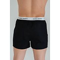 Happy Shorts Happy Shorts 3-Pack Wijde Boxershort Effen Zwart