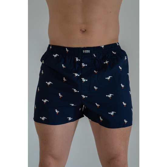 Happy Shorts Happy Shorts Wijde Boxershort Zeemeeuw