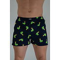 Happy Shorts Happy Shorts Wide Boxer Shorts Frog with Crown american Boxer