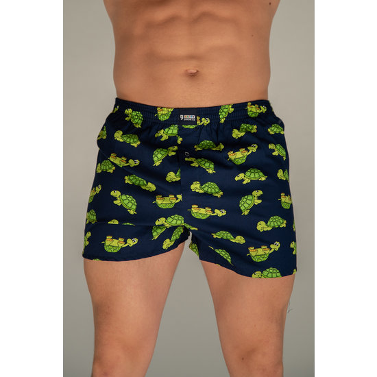 Happy Shorts Happy Shorts Wijde Boxershort Met Print Schildpadden