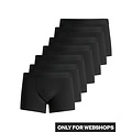 Jack & Jones Jack & Jones Black Boxer Shorts With Black Waistband Men Trunks JACSIMPLY 7-Pack