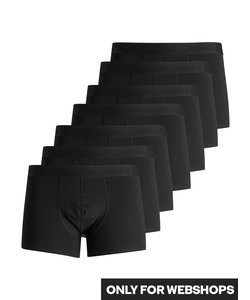 Jack & Jones Zwarte Boxershorts Heren Trunks Multipack JACSIMPLY 7-Pack