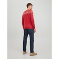 Jack & Jones Jack & Jones Christmas Sweater Men JORXMAS Red Knitted Pullover