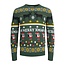 Jack & Jones Jack & Jones Kersttrui Heren JORHOHO Groen