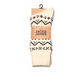 Jack & Jones Jack & Jones Wollen Heren Wintersokken JACPATTERN Wit 2-Pack