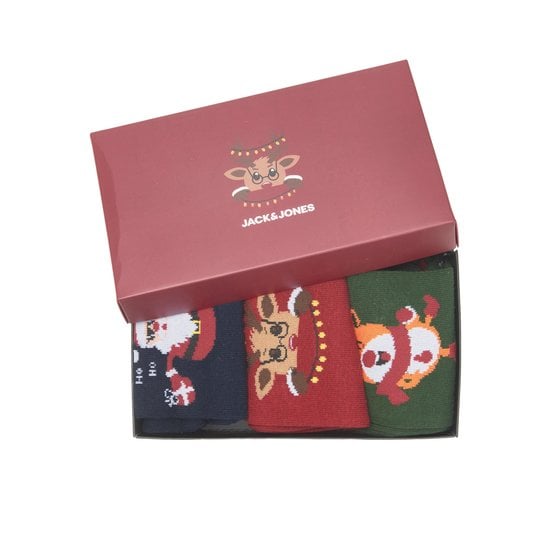 Jack & Jones Jack & Jones Christmas Socks Men Giftbox 3-pack JACAFRAZ