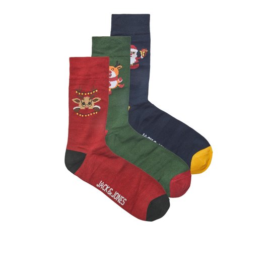 Jack & Jones Jack & Jones Christmas Socks Men Giftbox 3-pack JACAFRAZ