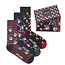 Jack & Jones Jack & Jones Kerstsokken Heren Gifbox 3-pack JACSANTA