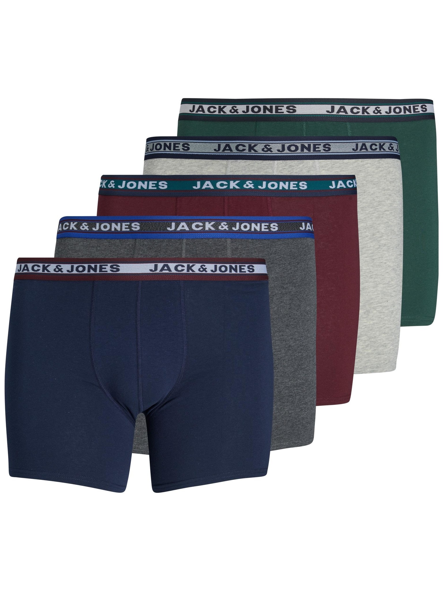 Jack Jones Jack Jones Plus Size Boxershorts Heren JACOLIVER 5 Pack