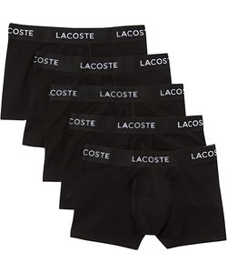 Lacoste Casual Boxer Shorts Men Multipack Solid Black 5-Pack