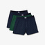 Lacoste Lacoste Wijde Boxershort Heren Logo Print Blauw / Groen