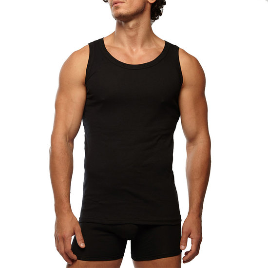 Cotonella Cotonella Singlet Men Cotton Tank Top Stretch 3-Pack