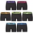 Happy Shorts Happy Shorts 7-Pack Black Boxer Shorts Men's Multipack Solid Color Black