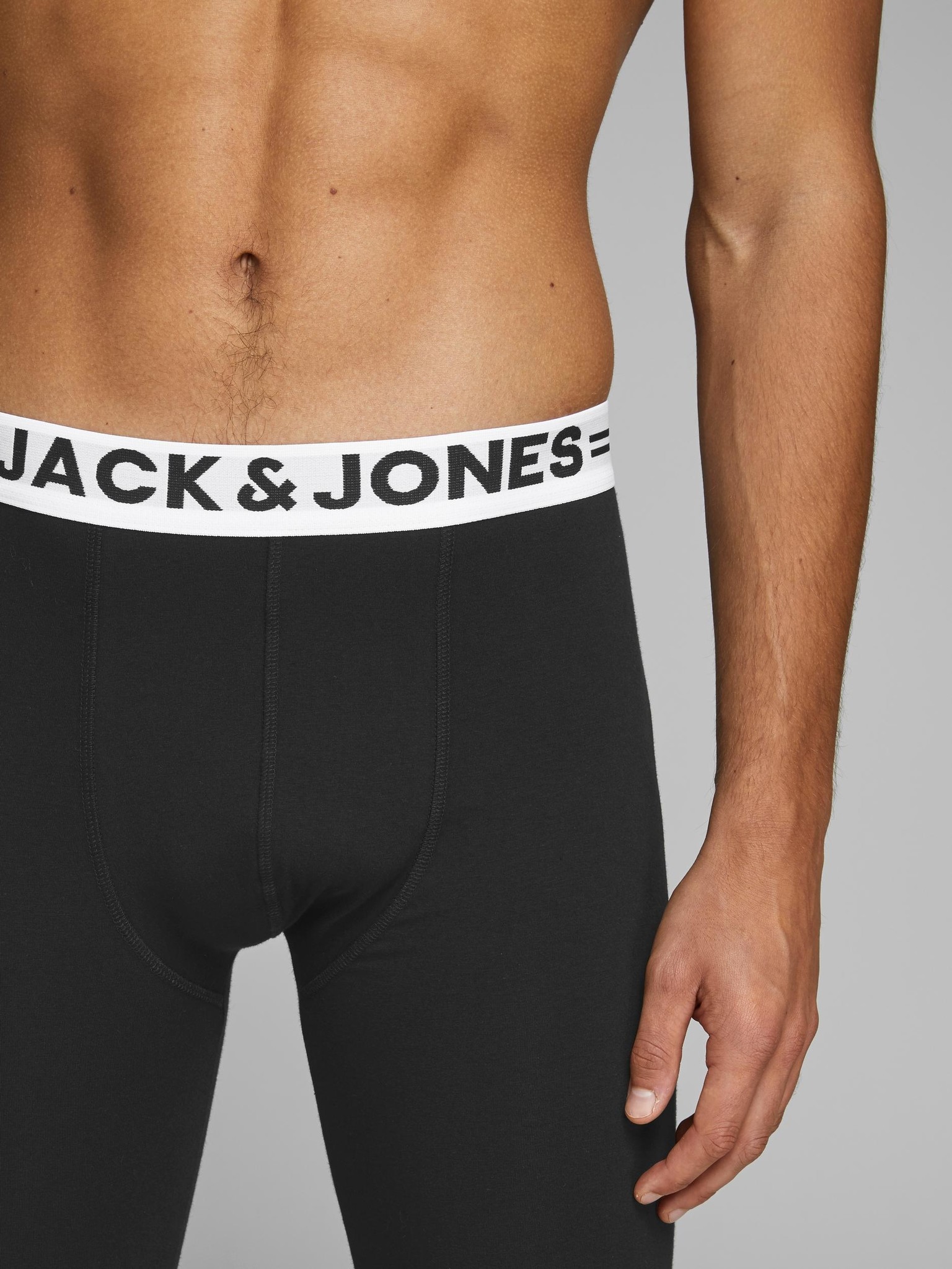 Bloemlezing Briljant Humoristisch Jack & Jones Lange Onderbroek JACSOLID Long Johns Zwart | Underwear District