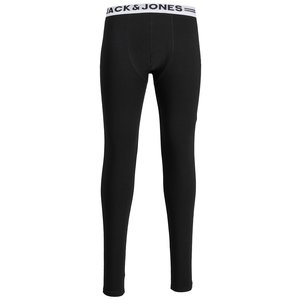 Jack & Jones long johns with logo waistband in black