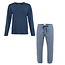 Phil & Co Phil & Co Men's Pajama Set Long Cotton Blue