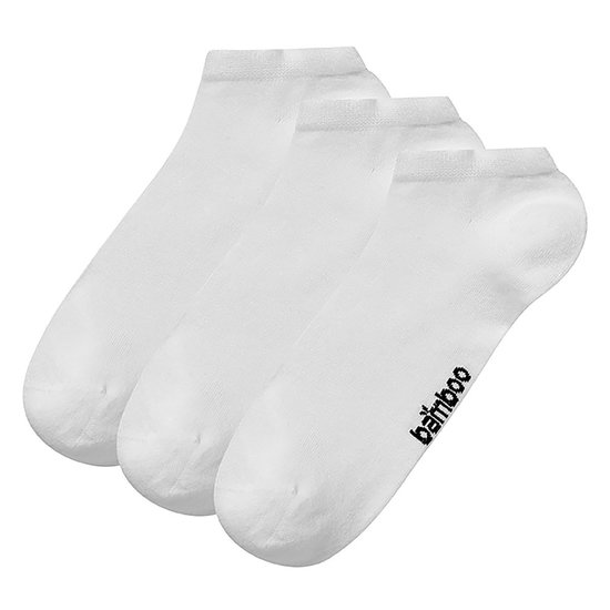 Apollo Sneaker socks Bamboo White 3-pair Men / Women