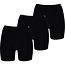 Apollo Apollo Seamless Dames Short Bamboe Onderboek Met Pijpjes Naadloos Zwart 3-Pack