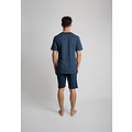 Phil & Co Phil & Co Essential Shortama Men Short Pajamas Cotton Blue