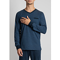 Phil & Co Phil & Co Essential Men's Pajama Set Long Blue