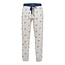 Happy Shorts Happy Shorts Lange Pyjamabroek Heren Kerst Rudolph Grijs