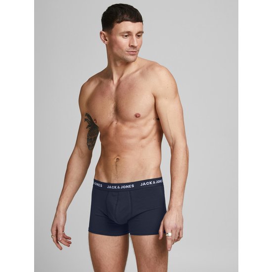 Jack & Jones Jack & Jones Effen Blauwe Boxershorts Heren Mega Multipack JACSOLID 10-Pack