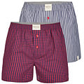 Phil & Co Phil & Co 6-Pack Geweven Wijde Boxershorts Heren  Multipack 6-Pack