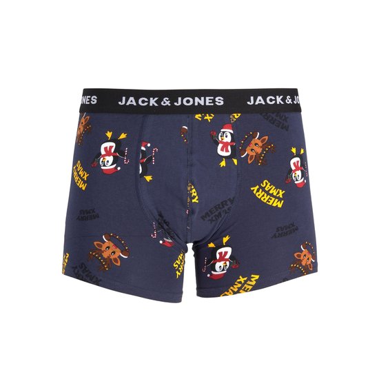 Jack & Jones Junior Jack & Jones Junior Kerst Ondergoed Giftbox Jongens Boxershort + Sokken JACPENGUIN