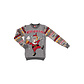 Apollo Apollo Christmas Sweater Men With Led Lights Grey