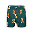 Happy Shorts Happy Shorts Wide Christmas Boxer Shorts Men Teddy & Reindeer Green