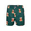 Happy Shorts Happy Shorts Wijde Kerst Boxershort Heren Teddy & Reindeer Groen