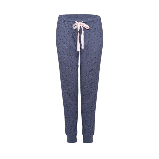 By Louise By Louise Dames Pyjama Set Lange Mouw Katoen Roze / Blauw