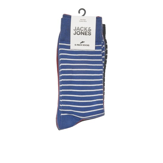 Jack & Jones Jack & Jones Socks Men's Striped / Solid Colored Men's Socks JACMARC 5-Pack