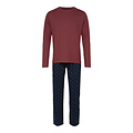 Phil & Co Phil & Co Long Men's Winter Pajama Set Cotton Red