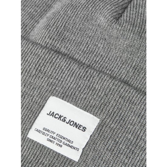 Jack & Jones Jack & Jones Men's Hat JACLONG Knit Beanie Grey