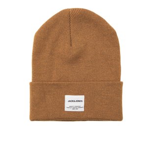 Jack & Jones Heren Muts  JACLONG Knit Beanie Bruin