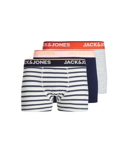 Jack & Jones JACDAVE Boxershorts Heren Gestreept 3-Pack